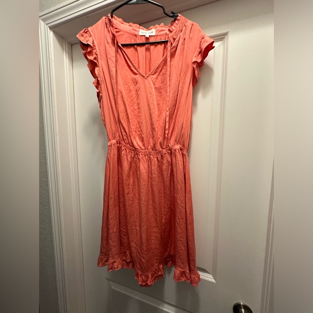 Peach dress